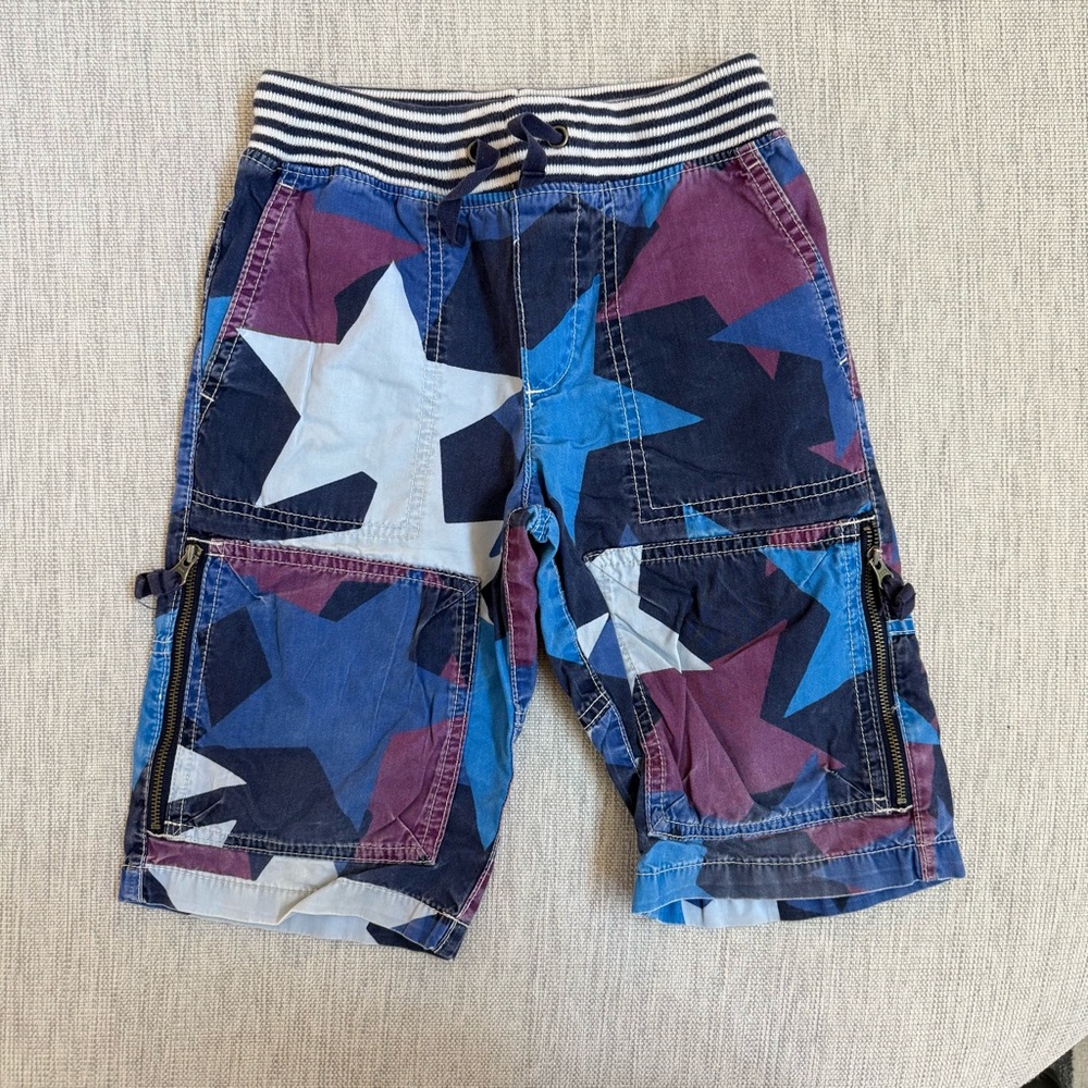 Mini Boden boys star technology shorts size 5y